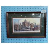Town Square Print 182/250 Signed