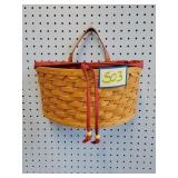 Longaberger Large Scalloped Wall Basket