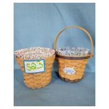 Longaberger Daisy Basket & Bouquet Basket