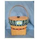 Longaberger Green Winter Wishes Basket Set