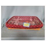 Longaberger Hostess Serving Tray w/ Protector &