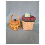 Longaberger Tree Trimming Let It Snow Basket &