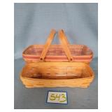 Longaberger 1991 May Series Rose Basket &