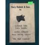 Harry Rudnick & Son Livestock Sales Diary Book