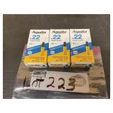 (3) 22 Ammo (3) 22 Ammo
