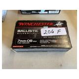 Winchester 7mm-08 Ballistic Silver Tips Winchester 7mm-08 Ballistic Silver Tips