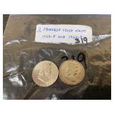 (2) Franklin Silver Halfs (2) Franklin Silver Halfs