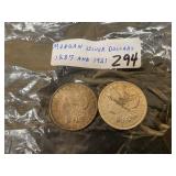 Morgan Dollars Morgan Dollars
