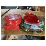 Christmas Dishes,Trays