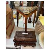 Stool & Wooden Box Stool & Wooden Box