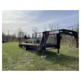 2018 Hank Gooseneck Trailer Dual Axle