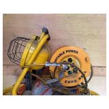 Portable Power Light Halogen w/ Corded Reel