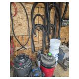Shop vacs and hoses