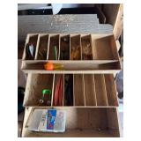 Tackle Box w/ Lures, Bobbers, and Sinkers