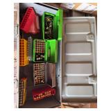 Metal Ammo Box w/ 30-06 and 30-30 Brass Casings