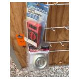 (2) Surface Mounted Rope Rings and Multimeter