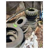 Tires Assorted sizes and wheels