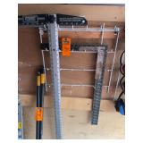(2) Aluminum T-Squares and (2) Metal Squares