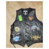 XL leather vest