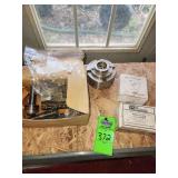 set of woodturning tools and accessories  used on a lathe