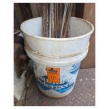 Concrete stakes