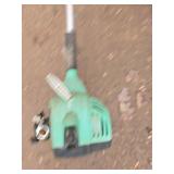 Green machine weed eater with poly blades