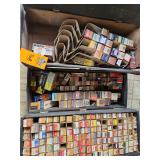 vintage vacuum tube storage case filled with assorted radio and television tubes