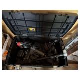 Tote of Saws, Nail Guns, Belt Sander, etc.