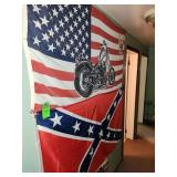 Harley Davidson American flag, Confederate flag
