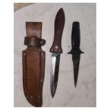 Vintage hunting knives