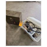 Miscellaneous cords and ammunitions box