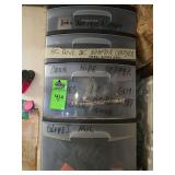 4 drawer storage bin and contents