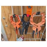 (3) Ratcheting Clamps