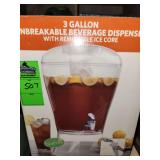 3 gallon beverage dispenser