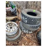 Tires and wheels assorted sizes