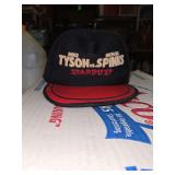 Vintage Mike Tyson vs Michael Spinks @ the Stardust trucker hat & Stardust security trucker hat