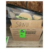 Assorted sandpaper