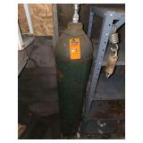 Compressed oxygen tank