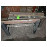 Wooden saw horses