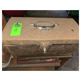 Vintage toolbox with contents