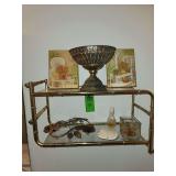 Shelf with contents