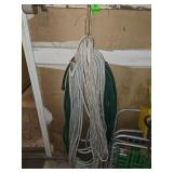 100' hose and miscellaneous tow rope