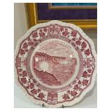 Souvenir plate from Niagara Falls Ontario Canada. Also has Quebec on the plate and New Brunswick Mason Patton ironstone in China made in England. ￼