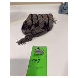 Very old beaded mesh purse