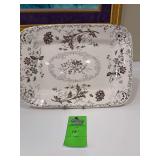 Paul Bishop Stoner platter Chelsea pattern it was given at a gift and and made in 1856