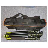 MeFoto heavy duty tripod in carrying case