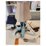 Beach lamps, wind chime, beach decor