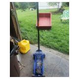 Dayton three-ton floor jack