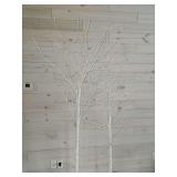 Decorative white trees