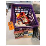 Games, puzzles, rubber mats